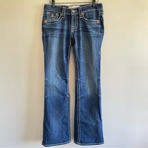 Big Star "Liv" Women's Dark Blue Boot Cut Jeans Size 26L